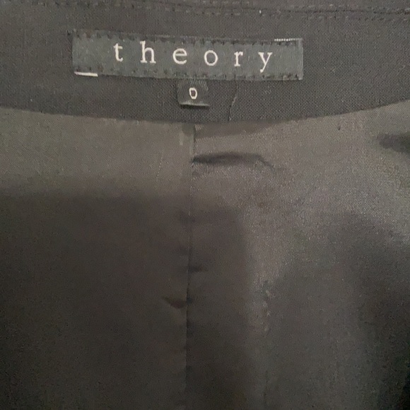 Theory Wool Blend Single Button Blazer - Picture 9 of 12
